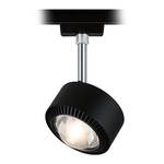 Plafondlamp Urail Spot Aldan aluminium - 1 lichtbron - Zwart/chroomkleurig