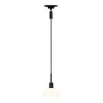 Hanglamp Urail Sarrasani aluminium - 1 lichtbron - Zwart/wit