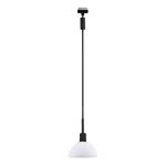 Hanglamp Urail Sarrasani aluminium - 1 lichtbron - Zwart/wit