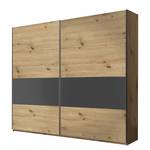 Schwebetürenschrank Enoku Eiche Artisan Dekor - Breite: 240 cm - Classic