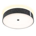 Lampada da soffitto LED Malika Alluminio / materiale plastico - Antracite - 1 punto luce