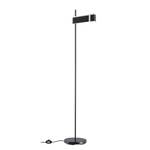 Staande LED-lamp Jagun aluminium/vilt - antracietkleurig - 1 lichtbron