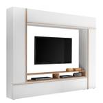 Ensemble meubles TV Dupity Blanc / Imitation chêne artisan