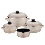 Set kookpannen Shadow 7-delig staal - Beige