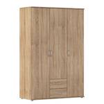 Drehtürenschrank Twin Eiche Sonoma Dekor - Breite: 127 cm