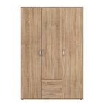 Drehtürenschrank Twin Eiche Sonoma Dekor - Breite: 127 cm