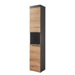 Hochschrank Nison Eiche Dekor / Graphit