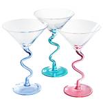 Martiniglas CANTARE set van 4 glas - Turquoise