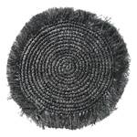 Platzset RAFFIA mit Fransen 4er-Set Raffia - Schwarz