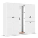 Drehtürenschrank Ticao Spiegel&Softclose Alpinweiß - Breite: 226 cm