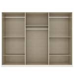 Drehtürenschrank Ticao mit Softclose Graumetallic - Breite: 271 cm