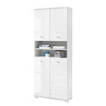 Meuble de salle de bain Wyntoon 4 portes Blanc brillant