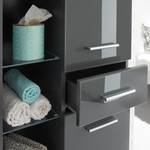 Hoge kast Grey glas - grijs