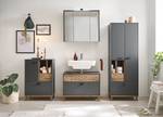 Armoire midi Mouy Graphite / Imitation chêne Ribbeck