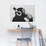 Poster The Chimp Stereo papier - zwart - 61 x 91,5 cm