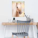 Poster Sweet Horse papier - beige - 40 x 50 cm