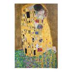 Poster Klimt Der Kuss papier - goudkleurig - 61 x 91,5 cm