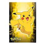 Poster Pikachu Papier - Gelb - 61 x 91,5 cm