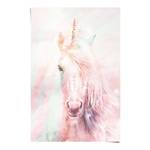 Poster Magisches Einhorn Papier - Pink - 61 x 91,5 cm