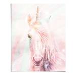 Poster Unicorn Fluffy Papier - Pink - 40 x 50 cm