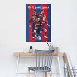 Poster FC Barcelona Papier - Mehrfarbig - 61 x 91,5 cm