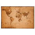 Poster World Map Old English papier - bruin - 61 x 91,5 cm