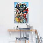 Poster DC Comics Helden papier - blauw - 61 x 91,5 cm