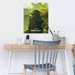 Poster The Mandalorian papier - groen - 40 x 50 cm