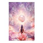 Poster Happy Feelings papier - roze - 61 x 91,5 cm