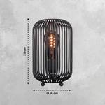 Lampe Cage Fer - Noir - 1 ampoule