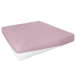 Boxspring-Elastan-Spannbettttuch Baumwolle / Elastan - Mauve - 190 x 200 cm