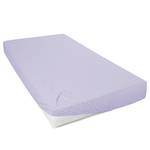 Mako-Feinjersey-Spannbetttuch Rioux 100% gekämmte Baumwolle - Lavendel - 100 x 200 cm