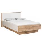 Bedframe Tyiago eikenhouten look/wit - 120 x 200cm