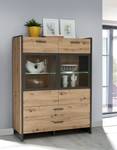 Highboard Fejel Eiche Artisan Dekor / Grau