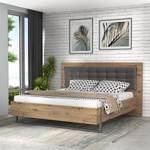 Bedframe Fejel Artisan eikenhouten look/grijs