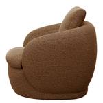 Fauteuil APELLO Geweven stof Mava: Caramel / Bruin / Beige gemêleerd