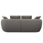 Ecksofa APELLO mit Longchair Webstoff Mava: Grau / Weiß meliert - Breite: 217 cm - Longchair davorstehend rechts