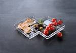 Plateau de service Sezione Transparent - Verre - 31 x 3.2 x 21 cm