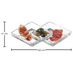 Plateau de service Sezione Transparent - Verre - 31 x 3.2 x 21 cm