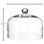 Abdeckglocke Cupola Klarglas - Transparent