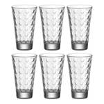 Drinkglas Optic transparant glas - Set van 6 - Capaciteit: 0.3 L