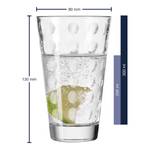 Drinkglas Optic transparant glas - Set van 6 - Capaciteit: 0.3 L