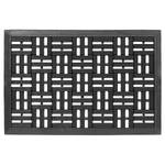 Paillasson Dynamic Caoutchouc - Noir - 40 x 60 cm