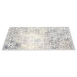 Tapis de couloir Miabella chevrons Polyamide - Beige / Gris clair - 50 x 150 cm