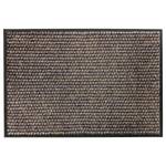 Paillasson Miami points Polyamide - Anthracite / Marron - 67 x 100 cm