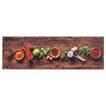 Küchenläufer Miabella Gewürze Polyamid - Mehrfarbig - 50 x 150 cm