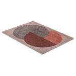 Paillasson Manhattan cercle Polyamide - Beige / Marron rouille - 50 x 70 cm