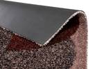 Paillasson Manhattan cercle Polyamide - Beige / Marron rouille - 50 x 70 cm