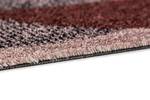 Paillasson Manhattan cercle Polyamide - Beige / Marron rouille - 67 x 100 cm