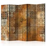 Paravent Old Tiles 1-seitig Vlies auf Massivholz - Gold - 225 x 172 cm